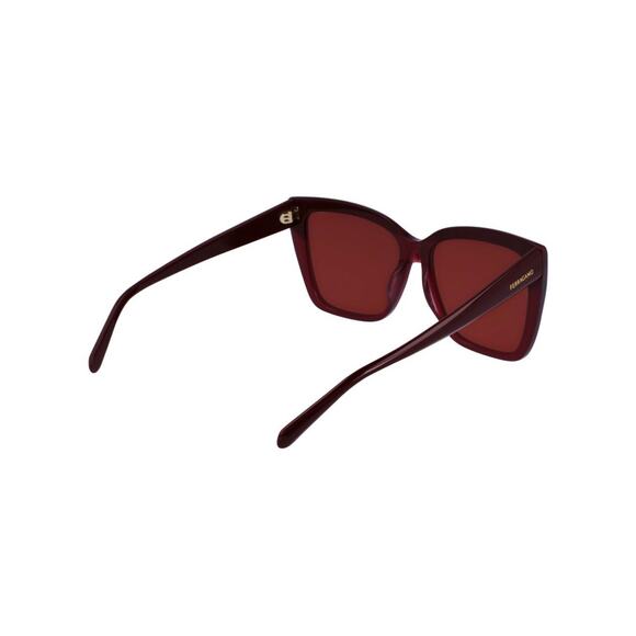 New Salvatore Ferragamo SF1102S 606 Deep Burgundy Wine Square Sunglasses main image 7